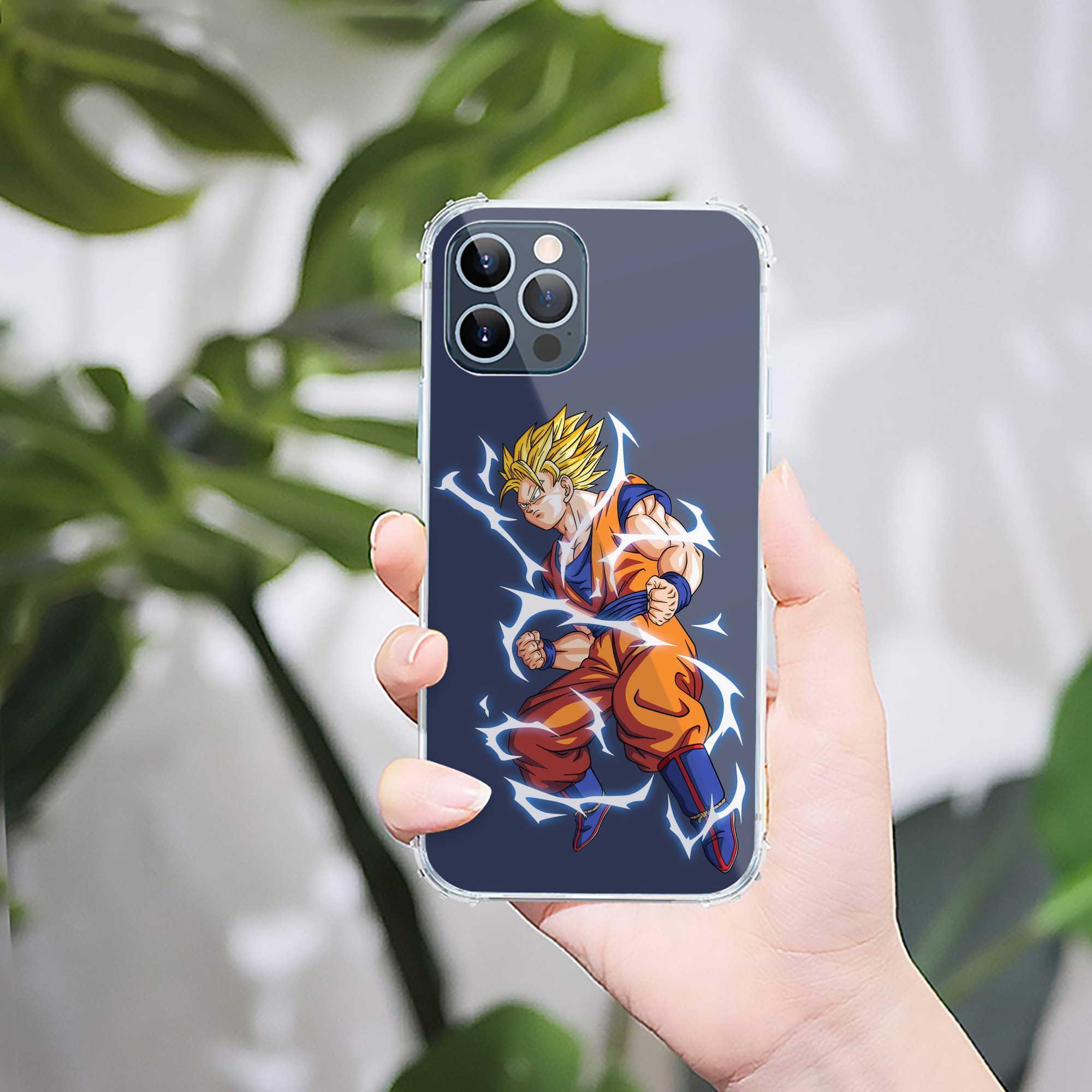 （画像用） ドラゴンボール 孫悟空（そん ごくう）Son Goku カカロット DRAGON BALL Kakarotto 【iPhone 12シリーズ対応】透明スマホケース（クリアソフトケース）